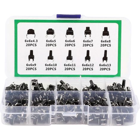 200 mini-commandes à bouton-poussoir tactile pour téléviseurs, appareils audio, ordinateurs et produits électroniques