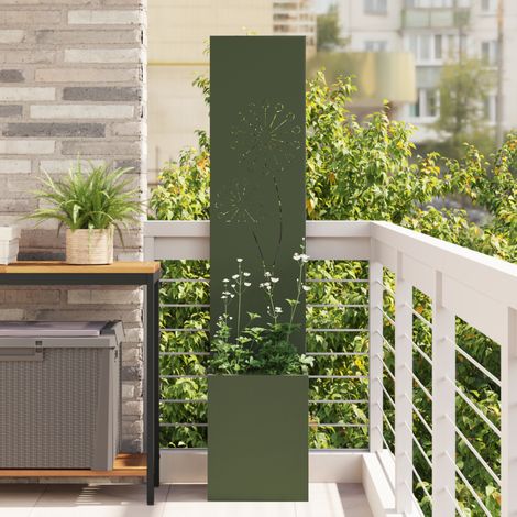 Pantalla de Privacidad para Jardín Verde oliva 32 x 32 x 150 cm vidaXL