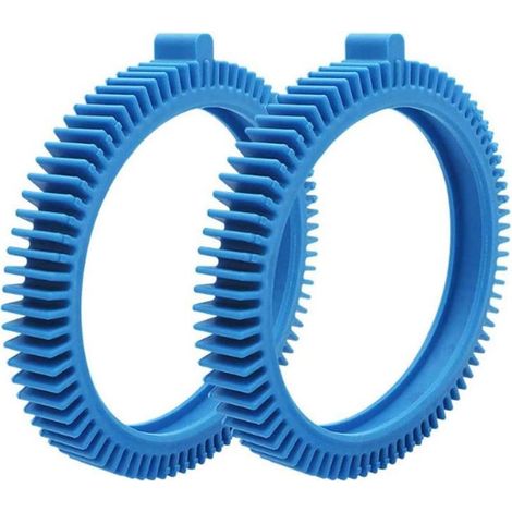 Pneus de rechange pour piscine, lot de 2. Pièces pour robot nettoyeur de piscine avec bossage renforcé – Aspect et fonctionnalité supérieurs, polypropylène Pour robots nettoyeurs de piscine 2X (1/5)