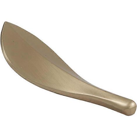 Ensemble de 6 poignées de porte de placard en feuille d'or, style Art déco, deux trous (1/5)