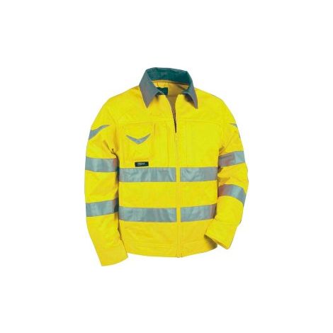 Cofra Cazadora Warning Vêtement Protection Jaune Fluo Taille 58 (1/3)