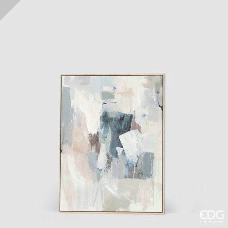 EDG Enzo De Gasperi Quadro Abstract Rettangolare Sky 80 x 60 Cm Blue – Decorazione Parete Design Moderno Casa (1/2)