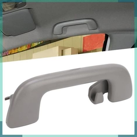 Poignée de traction de plafond de toit intérieur Poignée De Toit Intérieure Grise auto portiere Gris Gris avec crochet (1/4)