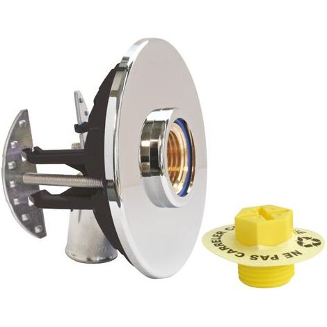 Sortie de cloison simple Fixoplac coudé PER à sertir Ø16 - femelle 1/2'' (15/21) pour machine à laver
