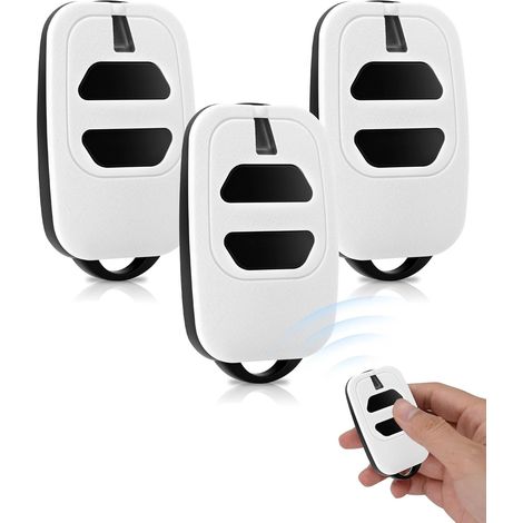 3pcs Télécommande, 2 Canaux, 433,92 MHz, Portail Garage, Compatible GTI, MIO