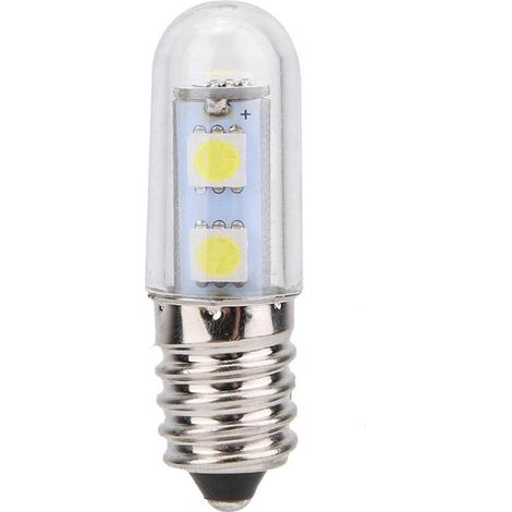 Ampoule, 110/220V 1.5W E14 LED Ampoules Lampe de maïs pour Machine à Coudre pour hotte de réfrigérateur(220V-blanc) 1 pièce (1/5)