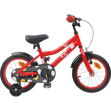 Teenpull – Kinderfahrrad 16 Zoll für 4-6 Jahre alt Rot (1/5)