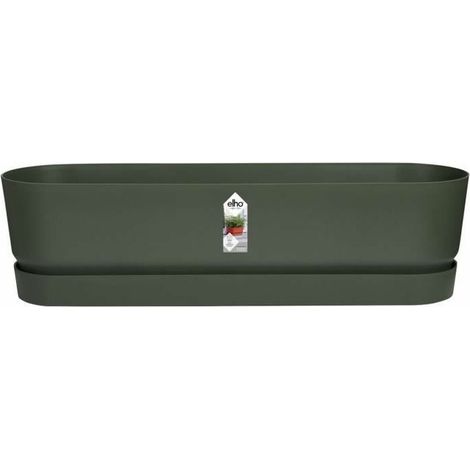 Elho Greenville Trough Long 70 Leaf Green Fioriera Ovale (1/5)