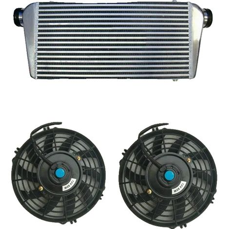 Intercooler, conception à barres et plaques, performance de refroidissement améliorée, BLANC (1/2)