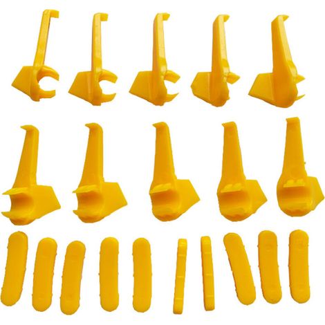 Bardusch Protecteur De Changeur De Pneu, Protection tête de Canard Demonte Pneu, Tête De Démontage, Insert De Canard, Protecteur De Jante (Orangé) (1/4)