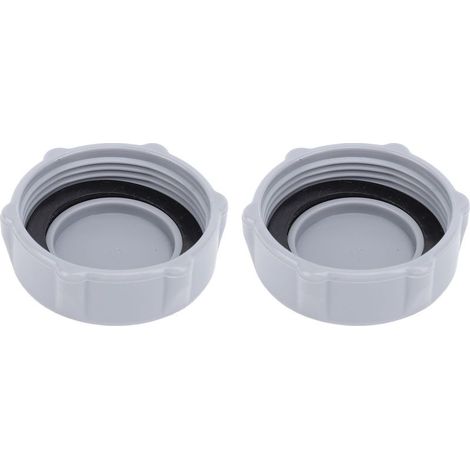 2 Bouchons Valve Vidange PVC – Pour P6H1158 P01006, Piscine Hors Sol (1/5)