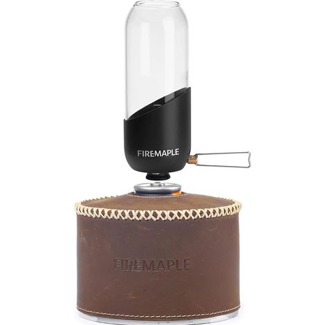 Lanterne de Camping à Gaz Portable en Verre & G2 Étui de Protection en Cuir véritable (1/5)