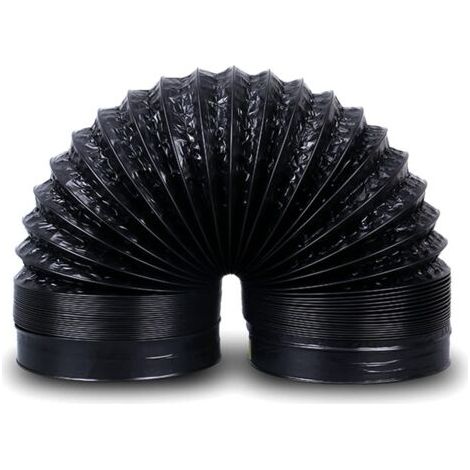 royaluxe -Tuyau d'échappement noir 150 mm x 6 m, conduit de ventilation en aluminium pour climatiseur et déshumidificateur (1/5)