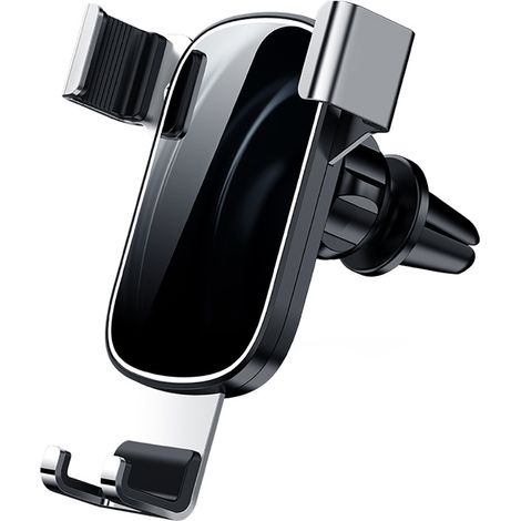 Soporte Para Teléfono Móvil Para Ventilación De Coche - Compatible Con iPhone 12 11 SE XS XR 8 Samsung Huawei Xiaomi LG - Material Metálico - 1 Unidad (1/5)