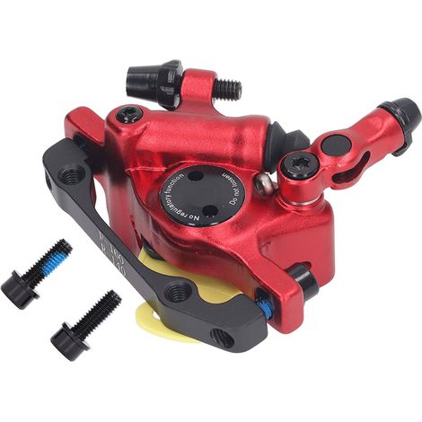 Étriers de frein à disque pour trottinette électrique, alliage d'aluminium, réaction rapide, compatible Xiaomi Mi M365 Pro/Pro2, rouge (1/5)