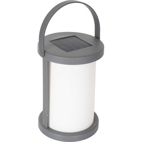 Lampe de Table Solaire Éclairage Doux Extérieur Noir (1/5)