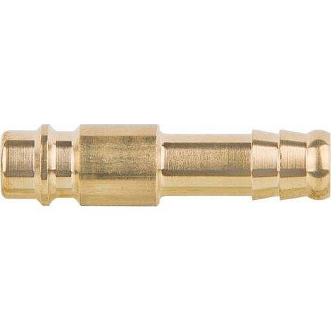 Embout pour air comprimé laiton embout cannelé male x clip male 6mm type 26