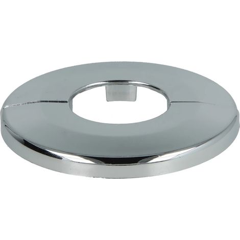 Rosace à clipser chromé diam. 27 mm, 65 mm, H 6,5 mm