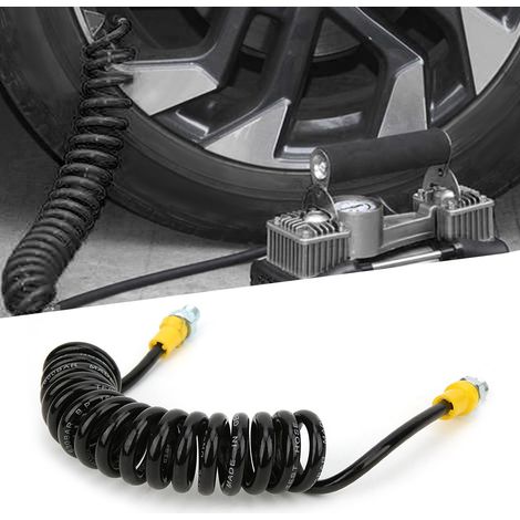 Tuyau flexible spiralé de 1,5 m avec raccords haute pression résistants à la pression (63 MPa) pour compresseur d'air de 30 MPa (1/5)