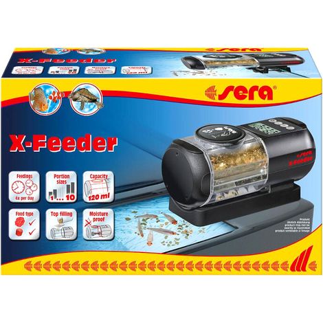Sera X Feeder distributore automatico di cibo per acquario 120 ml