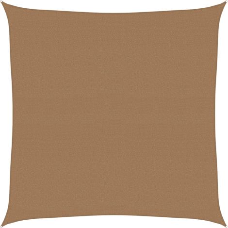 Voile d'ombrage, Voile de Parasol, Toile Ombrage 160 g,m² Taupe 4,5x4,5 m PEHD CON612641 DESIGN IN (1/5)