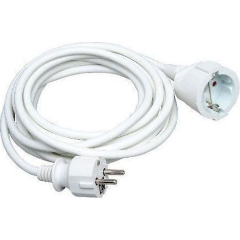 Extension Electrique - 5 M - Prise Schuko - Usage Interieur - 1 Unite