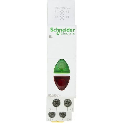 Modulleuchte rot/grün 110-230V AC iIL A9E18325