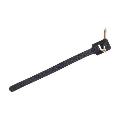 FASTECH® 894-008 Fascette a strappo da avvitare Lato morbido e lato rigido (L x L) 225 mm x 13 mm Nero 10 pz. (1/3)