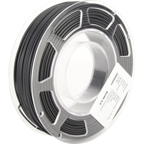 3D-Druckerfilament, leitfähiges schwarzes PLA-Filament 1,75 mm, 20–50 mm/s (1/4)