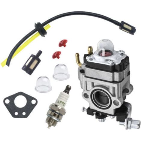 Carburateur Kit pour Débroussailleuses 52cc/43cc MP15 TB43 - Compatible avec Modèles BC520, CG430 et CG520 (1/4)