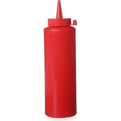 Envase dispensador para salsas frías de 0,35 l, color rojo - Hendi 557815