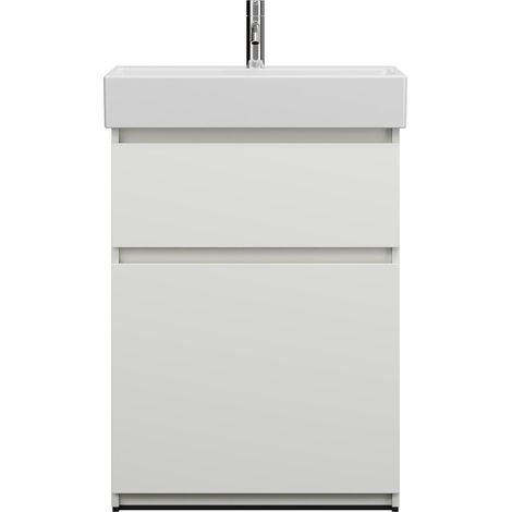 burgbad Lin20 lavabo haut en céramique avec meuble sous-lavabo, 2