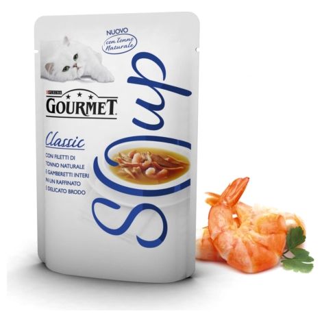 gourmet soup con tonno & gamberetti - 40 grammi.