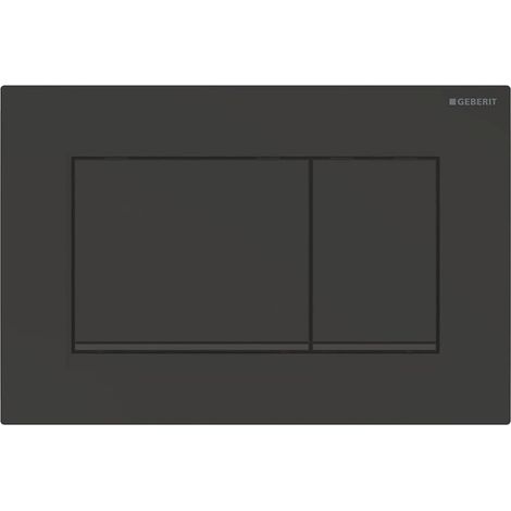Plaque de Commande de Rinçage Compatible Geberit Sigma30 115.883.16.1 - Noir Mat (1/5)