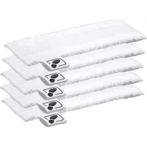 Lot de 5 Tampons en Tissu Microfibre pour Nettoyeur Vapeur EasyFix SC2 SC3 SC4 SC5 (1/4)