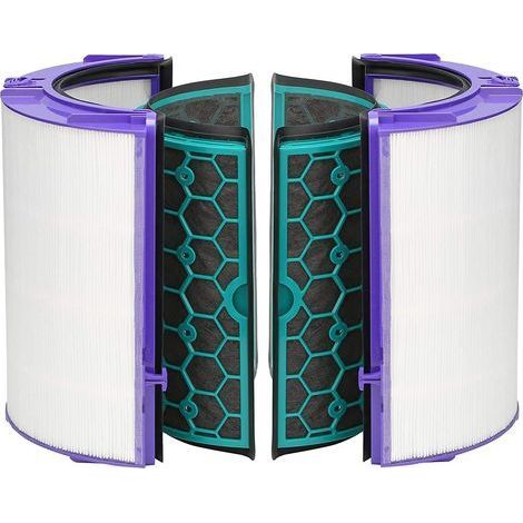 1 Filtre HEPA, Verre 360°, Charbon Actif, Pour Purificateur Dyson DP04 HP04 TP04 (1/5)