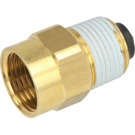 Vanne de montage 3/8’’ int. x 3/8’’ ext. laiton auto-étanche pour manomètre