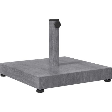 Maison Exclusive - Sonnenschirmständer Dunkelgrau Holzlook 45 x 4