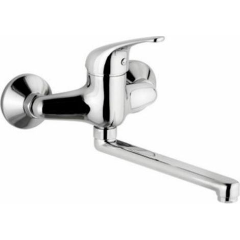 Miscelatore monocomando lavello a muro linea epic rubinetteria mariani