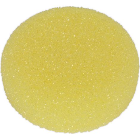 Sealey Hook-and-Loop Buffing & Polishing Foam Head 80 x 25mm - Yellow/Coarse PTCCHV79Y