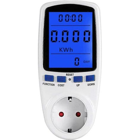 Prise pour compteur de consommation électrique - contrôle de la consommation électrique, wattmètre-voltmètre, wattmètre-voltmètre pour commande Shisiq, ssxjv (1/5)