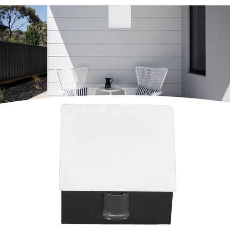 Applique murale carrée à faisceau LED, luminaire linéaire à faisceau, éclairage décoratif intérieur pour KTV, spot de chevet, applique décorative de chevet pour couloir d'hôtel (coque blanche) (1/5)