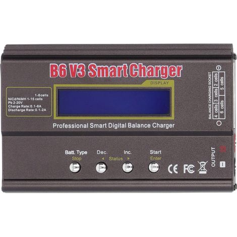 Chargeur Déchargeur Intelligent 80A Économiseur de Temps pour Batterie Lipo Voiture, Alimentation AC 100-240V (1/5)