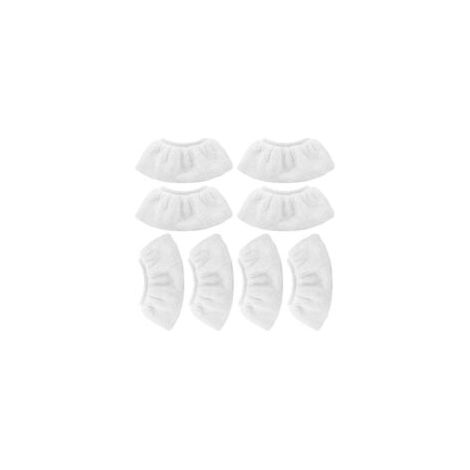 8 Mikrofaser-Reinigungshauben für Kärcher Dampfreiniger (kompatibel mit), Handdüsen-Reinigungstücher für SC 1, 2, 3, 4, 5 Dampfreiniger - Crezuo (1/4)