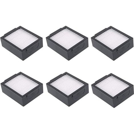Cartouches filtrantes droites iRobot Roomba séries E et I – Lot de 6 (1/5)