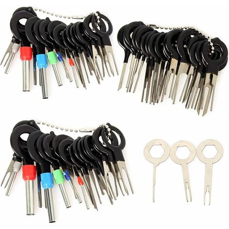 57-teiliges Auto-Terminal-Demontagewerkzeug, Auto-Terminal-Entfernungswerkzeug, Nadel-Terminal-Auswerfer-Terminal-Entfernungssatz, Terminal-Kabelbaum-Extraktionsstecker