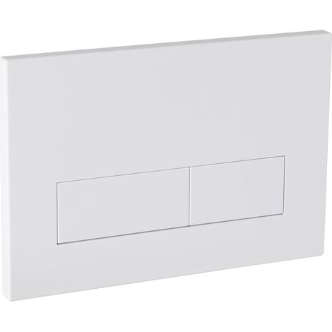 Plaque de libération Empyreal avec jeu de levier de rinçage et cadre de montage, pièces de rechange compatibles avec Geberit Sigma 01, 20, 30 & UP320 & 300, 115770115 Double Flush (blanc mat) (1/5)