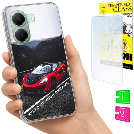 Schutzhülle für Xiaomi Poco X7 Pro 5G: Foto-Schutzhülle, Rückseite + 9H-Glas (1/5)