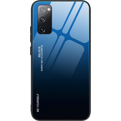 COQUE RENFORCÉE POUR SAMSUNG GALAXY S20 FE 4G/5G BLEU NOIR OMBRE (1/5)