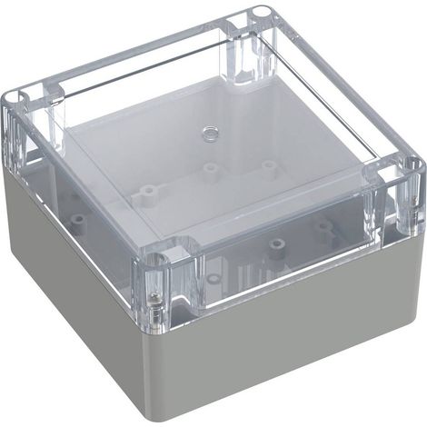 TRU COMPONENTS 6U07121208437 TC-13865116 Alloggiamento industriale 119.9 x 119.9 x 75 ABS, Policarbonato Grigio lumines (1/2)